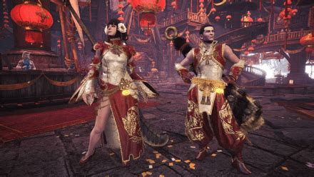mhw chinese dress layered armor.